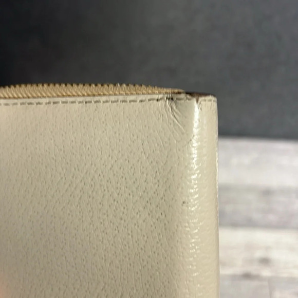 🌻 Kate Spade Wellesley Neda Leather Zip Around Wallet in Porcelain - Picture 12 of 12